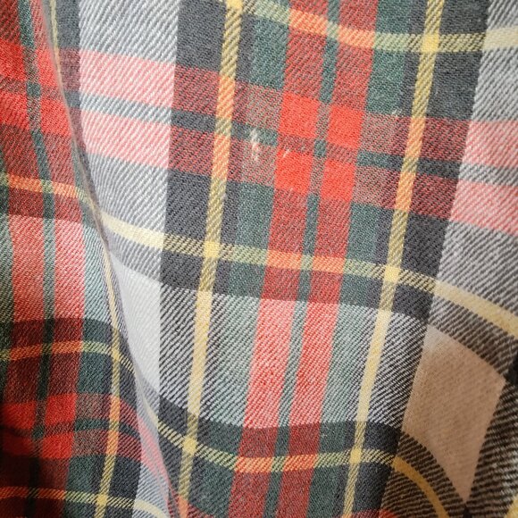 Denim & Supply Ralph Lauren Women's XL Utility Plaid Long Sleeve Shirt - Picture 12 of 13